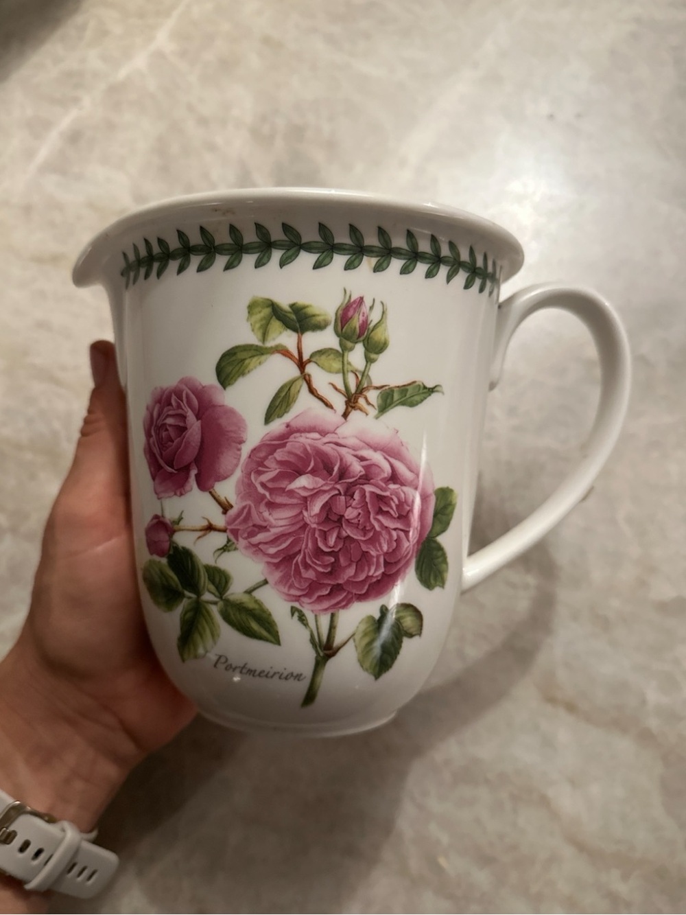 Measuring cup base Botanic Roses by Portmeirion